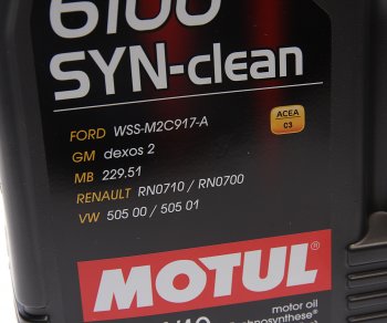 4 099 р. Масло моторное 6100 SYN-CLEAN 5W40 псинт.4л MOTUL MOTUL 111863  с доставкой в г. Кемерово. Увеличить фотографию 2