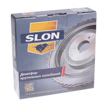 2 599 р. Шкив ВАЗ-11189 коленвала демпферный SLON SLON 11189-1005058  с доставкой в г. Кемерово. Увеличить фотографию 3