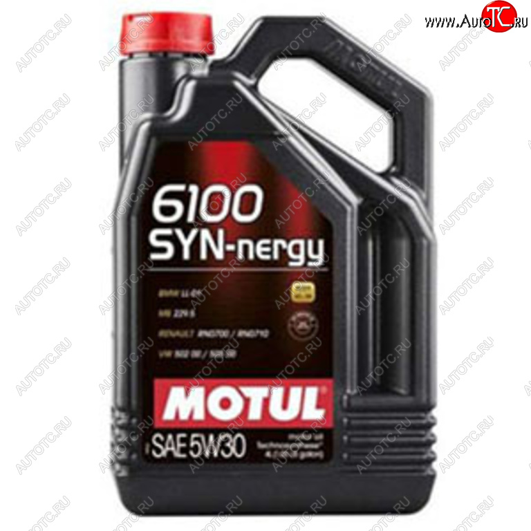 4 199 р. Масло моторное 6100 SYN-NERGIE 5W30 псинт.4л MOTUL MOTUL 112138  с доставкой в г. Кемерово