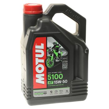 4 649 р. Масло моторное для 4-х тактных двигателей 5100 4T 15W50 синт.4л MOTUL MOTUL 112159  с доставкой в г. Кемерово. Увеличить фотографию 1