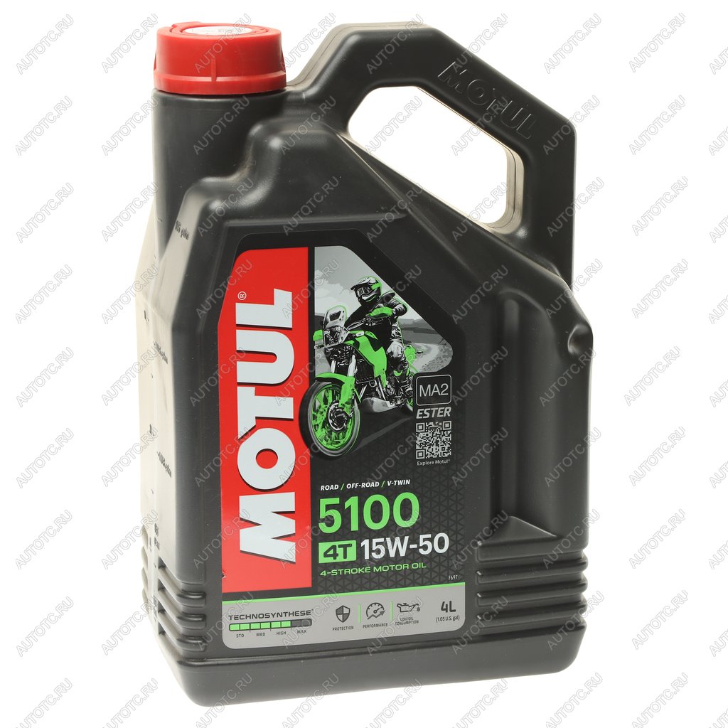 4 649 р. Масло моторное для 4-х тактных двигателей 5100 4T 15W50 синт.4л MOTUL MOTUL 112159  с доставкой в г. Кемерово