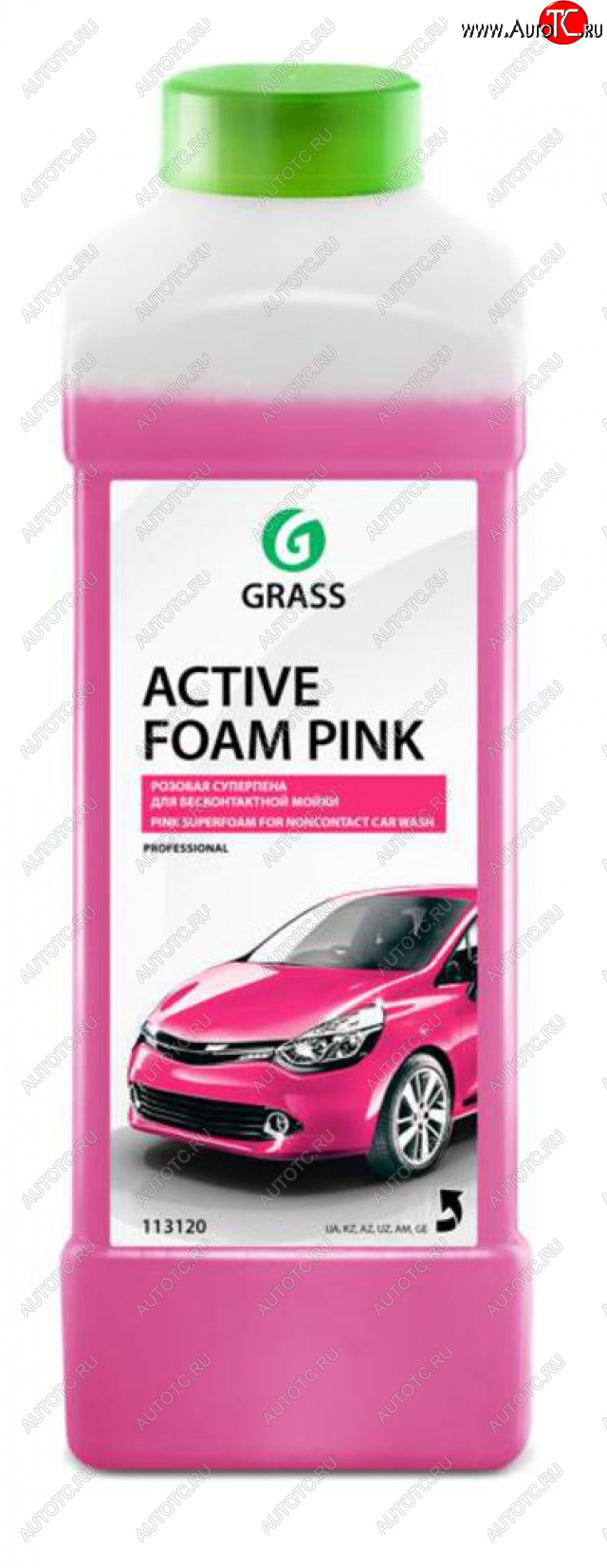 539 р. Шампунь для бесконтактной мойки 1кг Active Foam Pink GRASS GRASS 113120  с доставкой в г. Кемерово