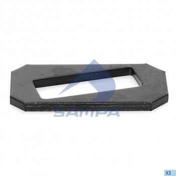 181 р. Пластина BPW полурессоры регулировочная SAMPA SAMPA 114.501  с доставкой в г. Кемерово. Увеличить фотографию 1