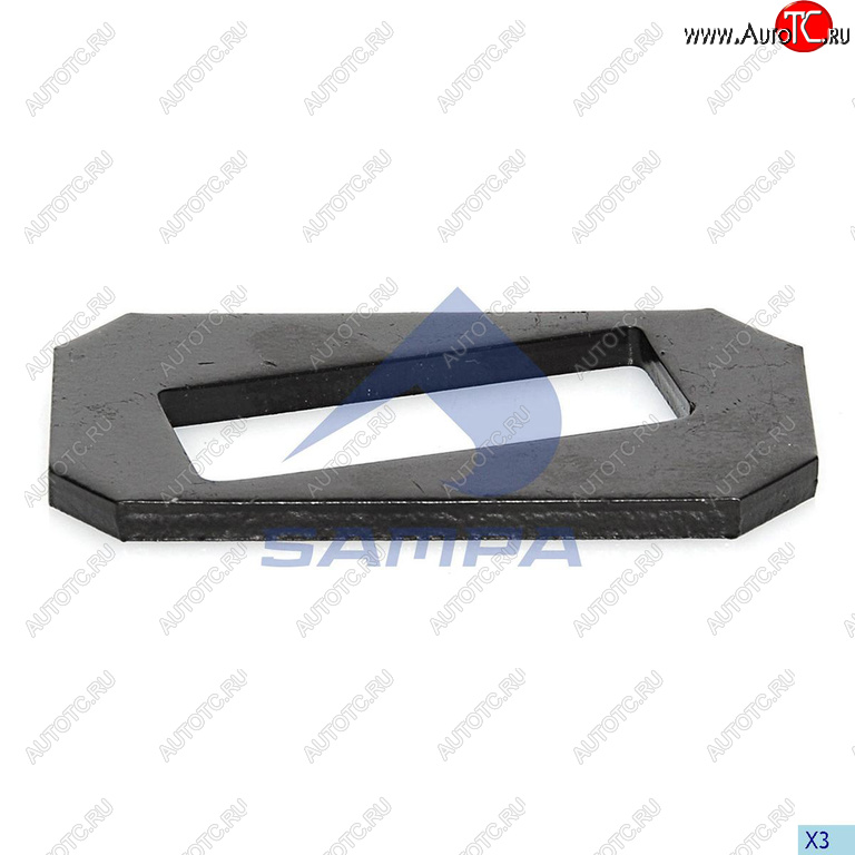 181 р. Пластина BPW полурессоры регулировочная SAMPA SAMPA 114.501  с доставкой в г. Кемерово