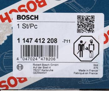 10 849 р. Клапан регулирующий ТНВД BOSCH BOSCH 1147412208 BOSCH 1147412208  с доставкой в г. Кемерово. Увеличить фотографию 4