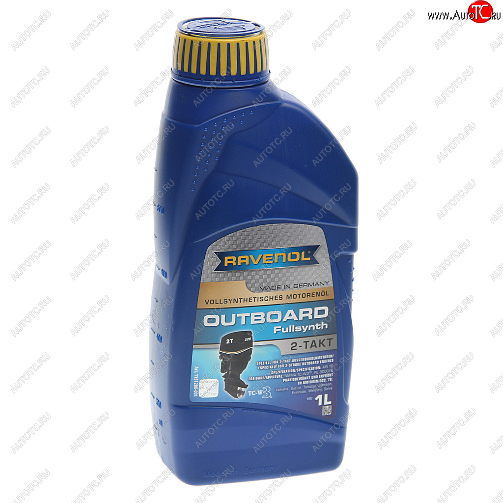 2 199 р. Масло моторное для 2-х тактных двигателей лодок OUTBOARD Fullsynth синт.1л RAVENOL RAVENOL 1151200-001  с доставкой в г. Кемерово