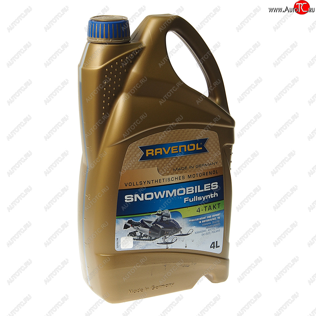 8 999 р. Масло моторное для 4-х тактных двигателей снегоходов 5W30 синт.4л RAVENOL RAVENOL 1151311-004  с доставкой в г. Кемерово
