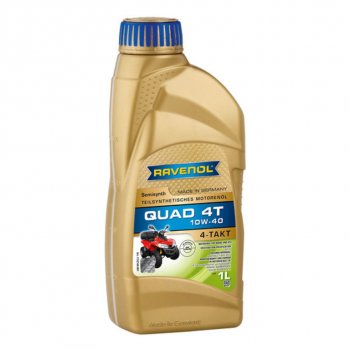 1 659 р. Масло моторное для 4-х тактных двигателей квадроциклов QUAD 4T 10W40 псинт.1л RAVENOL RAVENOL 1152160-001  с доставкой в г. Кемерово. Увеличить фотографию 1