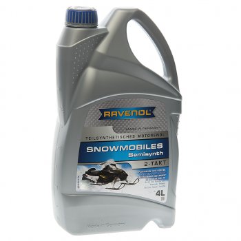 5 749 р. Масло моторное для 2-х тактных двигателей снегоходов псинт.4л RAVENOL RAVENOL 1152310-004  с доставкой в г. Кемерово. Увеличить фотографию 1
