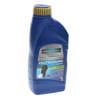 1 669 р. Масло моторное для 4-х тактных двигателей лодок OUTBOARD 10W40 псинт.1л RAVENOL RAVENOL 1153204-001  с доставкой в г. Кемерово. Увеличить фотографию 1