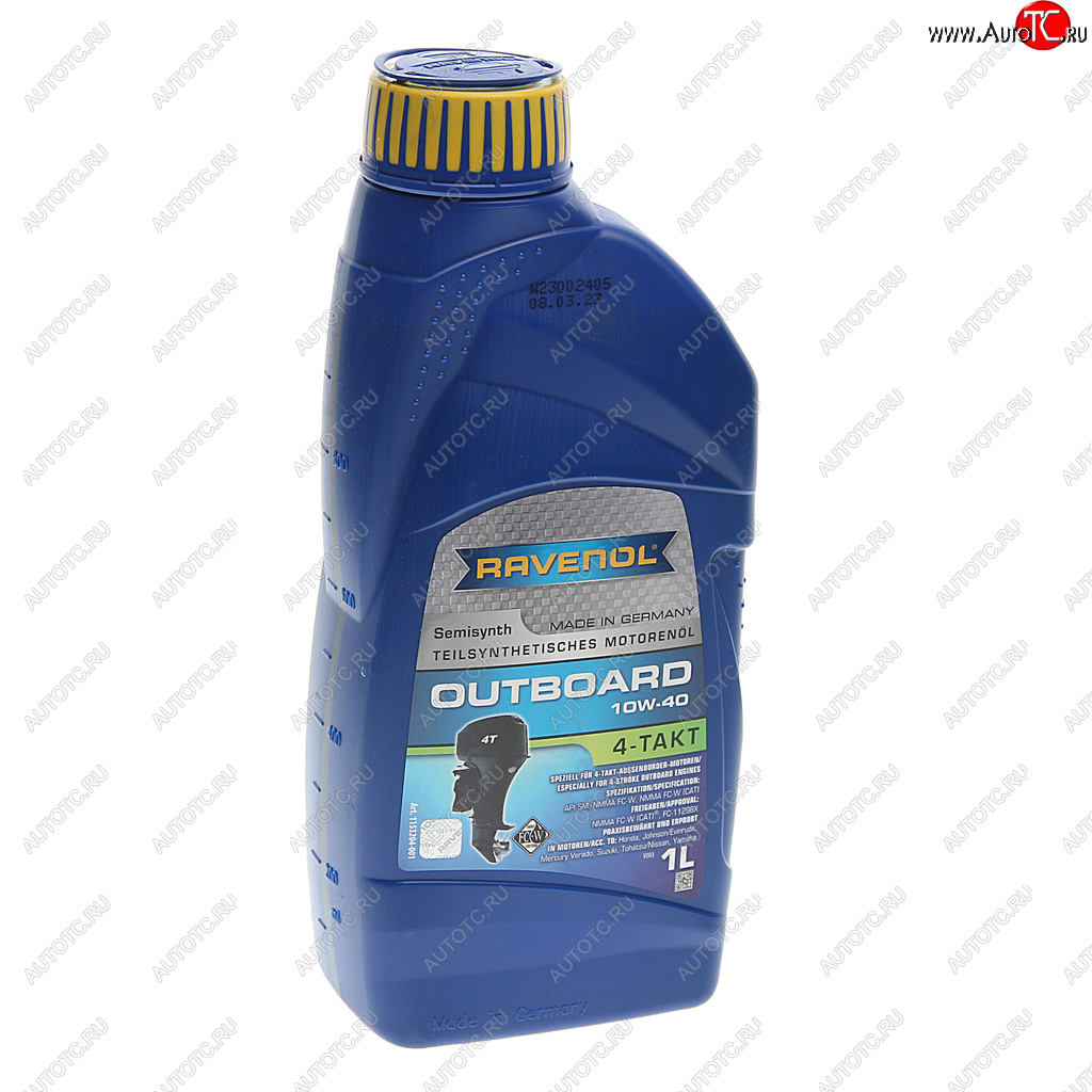 1 669 р. Масло моторное для 4-х тактных двигателей лодок OUTBOARD 10W40 псинт.1л RAVENOL RAVENOL 1153204-001  с доставкой в г. Кемерово