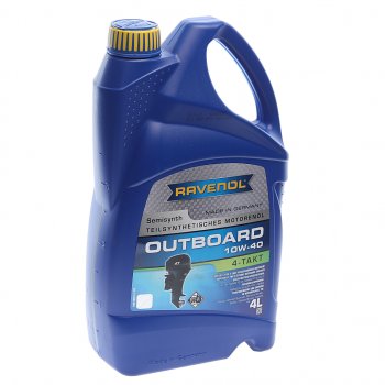 6 349 р. Масло моторное для 4-х тактных двигателей лодок OUTBOARD 10W40 псинт.4л RAVENOL RAVENOL 1153204-004  с доставкой в г. Кемерово. Увеличить фотографию 1