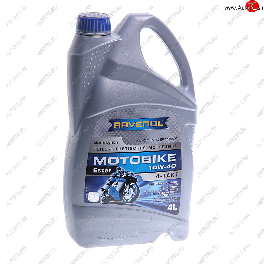 7 699 р. Масло моторное для 4-х тактных двигателей ESTER 4T 10W40 псинт.4л RAVENOL RAVENOL 1172112-004  с доставкой в г. Кемерово
