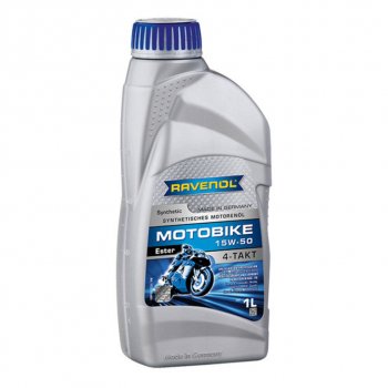 2 099 р. Масло моторное для 4-х тактных двигателей ESTER 4T 15W50 синт.1л RAVENOL RAVENOL 1172113-001  с доставкой в г. Кемерово. Увеличить фотографию 1