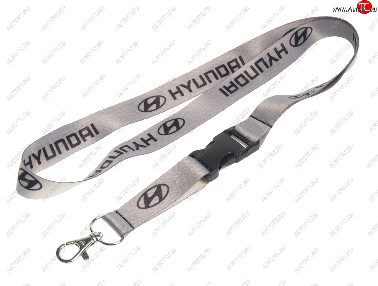 256 р. Шнурок на шею с карабином Hyundai КОМТЕСТ КОМТЕСТ 1177  с доставкой в г. Кемерово