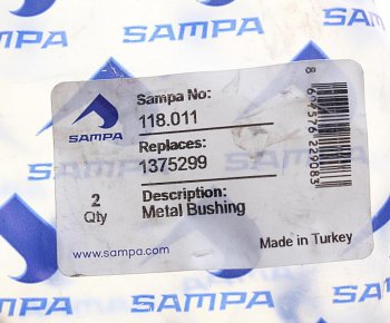 369 р. Втулка SCANIA 4,P,R,T series стабилизатора кабины SAMPA SAMPA 118.011  с доставкой в г. Кемерово. Увеличить фотографию 3