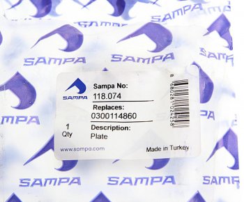 359 р. Пластина BPW полурессоры регулировочная SAMPA SAMPA 118.074  с доставкой в г. Кемерово. Увеличить фотографию 3