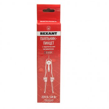 2 299 р. Паяльник 40Вт220В пинцет с керамическим нагревателем REXANT REXANT 12-0139  с доставкой в г. Кемерово. Увеличить фотографию 3