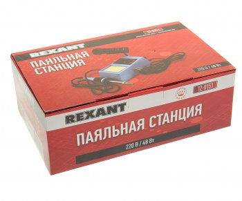 2 299 р. Станция паяльная аналоговая температура пайки 160-500град. 220В 48Вт REXANT REXANT 12-0151  с доставкой в г. Кемерово. Увеличить фотографию 4