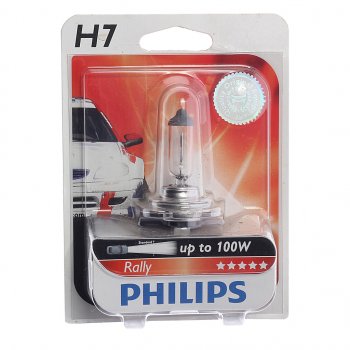 639 р. Лампа 12V H7 100W PX26d блистер (1шт.) Rally PHILIPS PHILIPS 12035rab1 PHILIPS 12035rab1  с доставкой в г. Кемерово. Увеличить фотографию 1