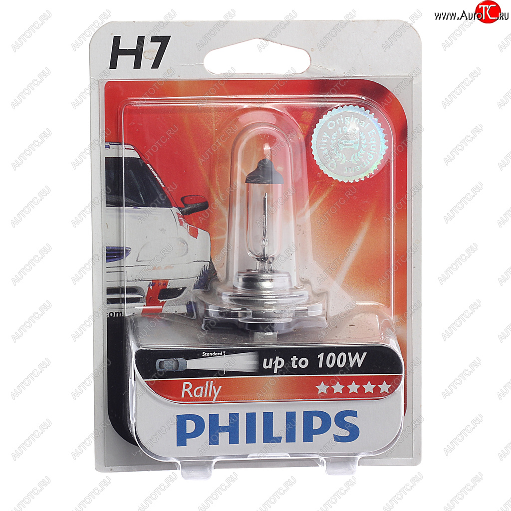 639 р. Лампа 12V H7 100W PX26d блистер (1шт.) Rally PHILIPS PHILIPS 12035rab1 PHILIPS 12035rab1  с доставкой в г. Кемерово