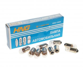 17 р. Лампа 12V T4W BA9s Long Life HNG HNG 12040  с доставкой в г. Кемерово. Увеличить фотографию 1