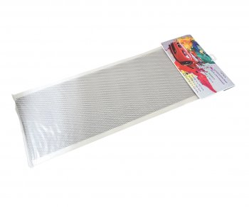 1 059 р. Решетка радиатора сетка (черная) 120х40см (ромб 8х16мм) GRILLE TUNING GRILLE TUNING 120х40 (ромб 8х16) black  с доставкой в г. Кемерово. Увеличить фотографию 1