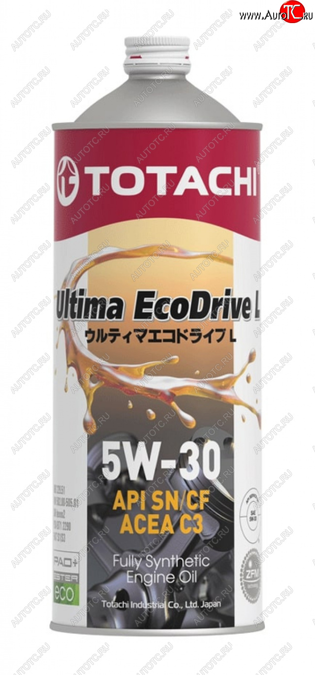 1 199 р. Масло моторное ULTIMA ECODRIVE L C3SN 5W30 синт.1л TOTACHI TOTACHI 12101  с доставкой в г. Кемерово