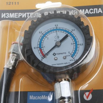 899 р. Манометр для измерения давления масла ТОП АВТО ТОП АВТО 12111  с доставкой в г. Кемерово. Увеличить фотографию 2