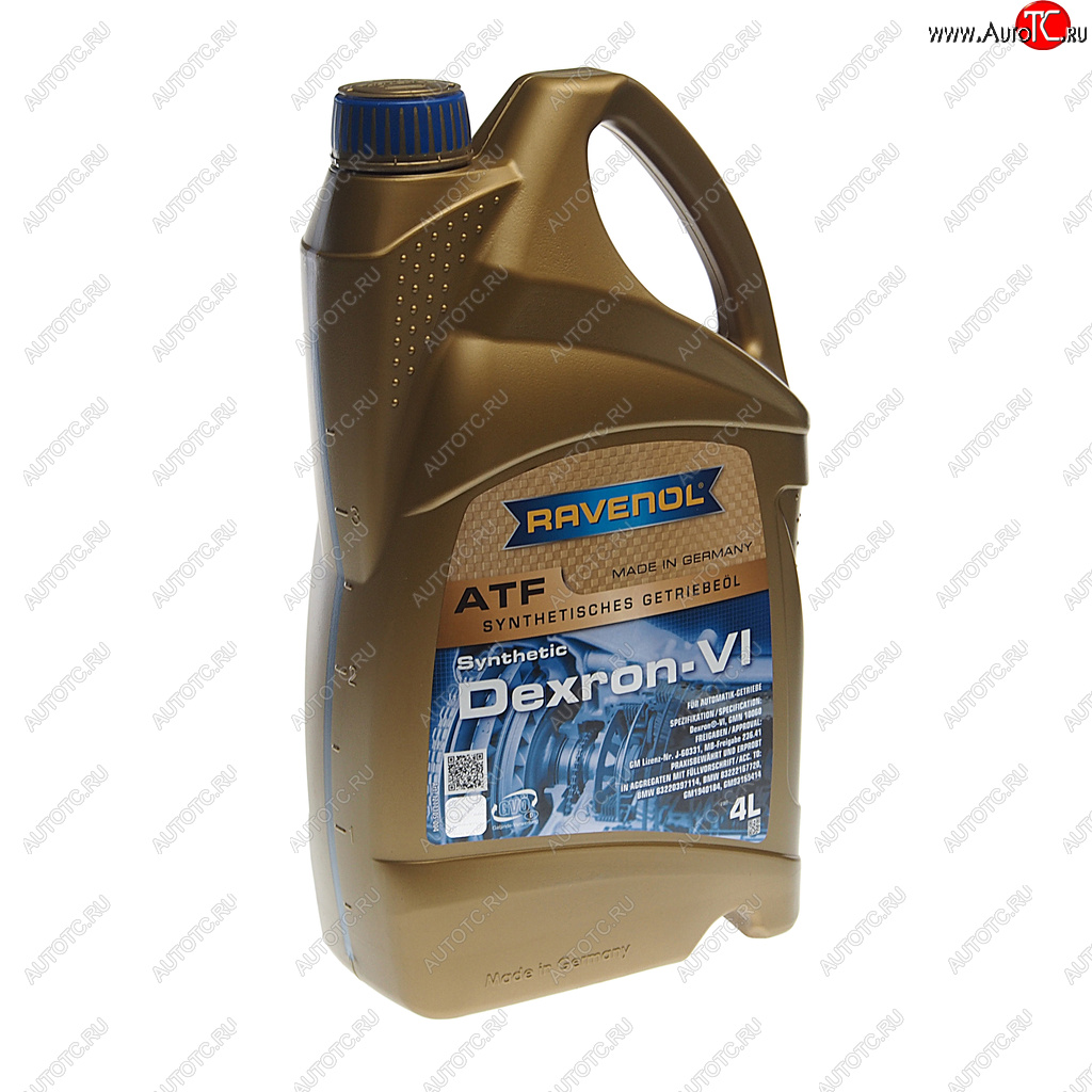 7 849 р. Масло трансмиссионное ATF DEXRON VI BMW GM 4л RAVENOL RAVENOL 1211105-004  с доставкой в г. Кемерово