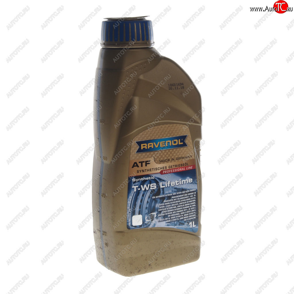 2 099 р. Масло трансмиссионное ATF T-WS Lifetime синт.1л RAVENOL RAVENOL 1211106-001  с доставкой в г. Кемерово