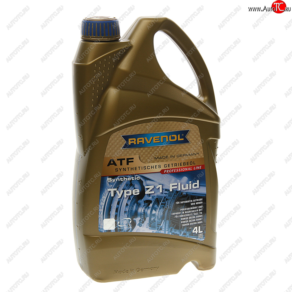 7 299 р. Масло трансмиссионное ATF Type Z1 Fluid для АКПП 4л RAVENOL RAVENOL 1211109-004  с доставкой в г. Кемерово