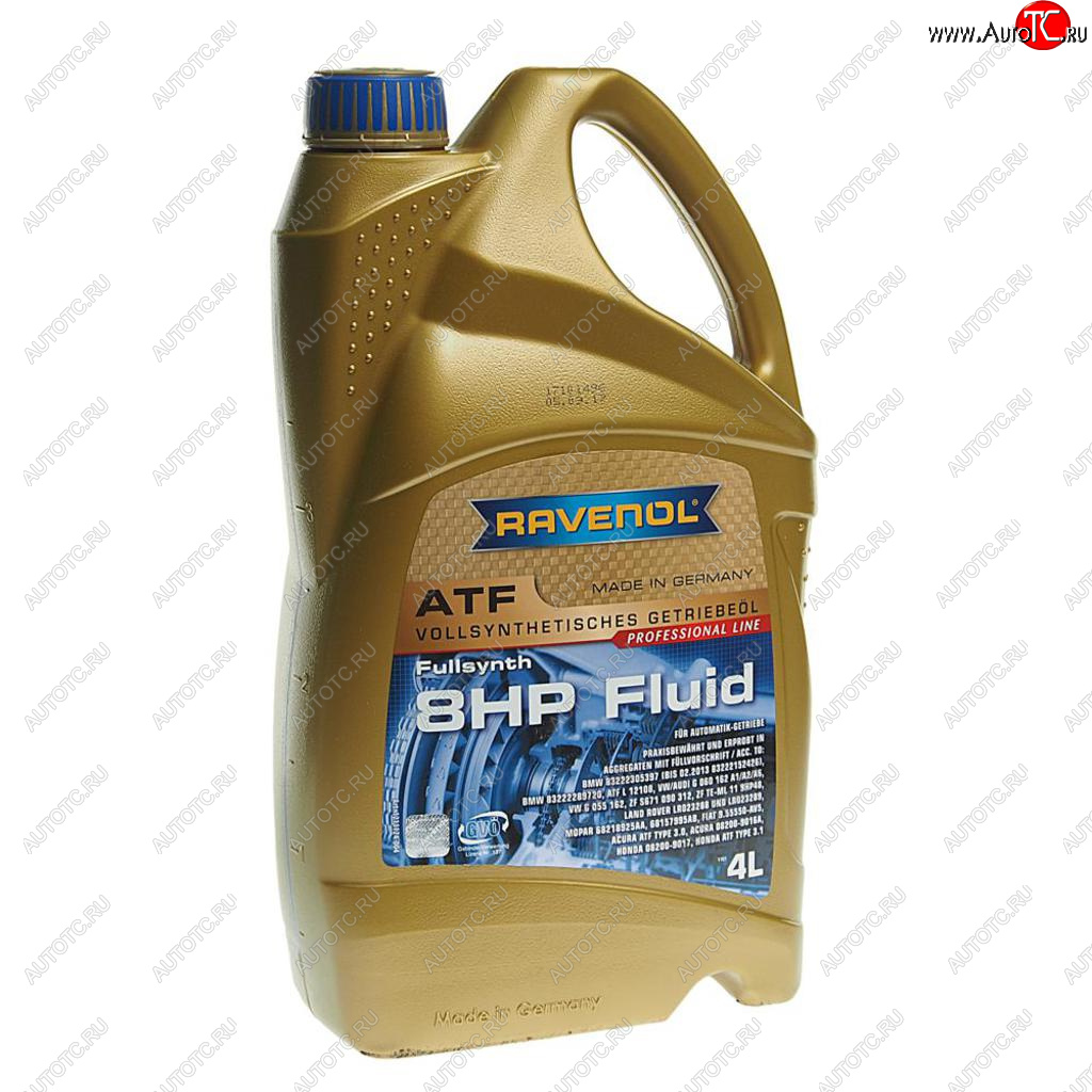12 449 р. Масло трансмиссионное ATF для АКПП ZF 8HP Fluid синт.4л RAVENOL RAVENOL 1211124-004  с доставкой в г. Кемерово