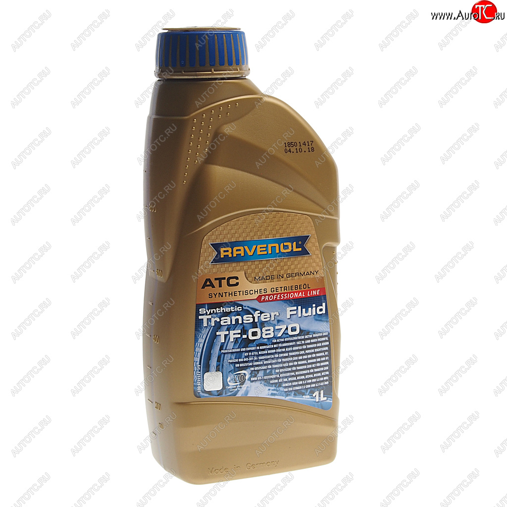 3 399 р. Масло трансмиссионное Transfer Fluid DTF-1(TF-0870 new) синт.1л RAVENOL RAVENOL 1211128-001  с доставкой в г. Кемерово