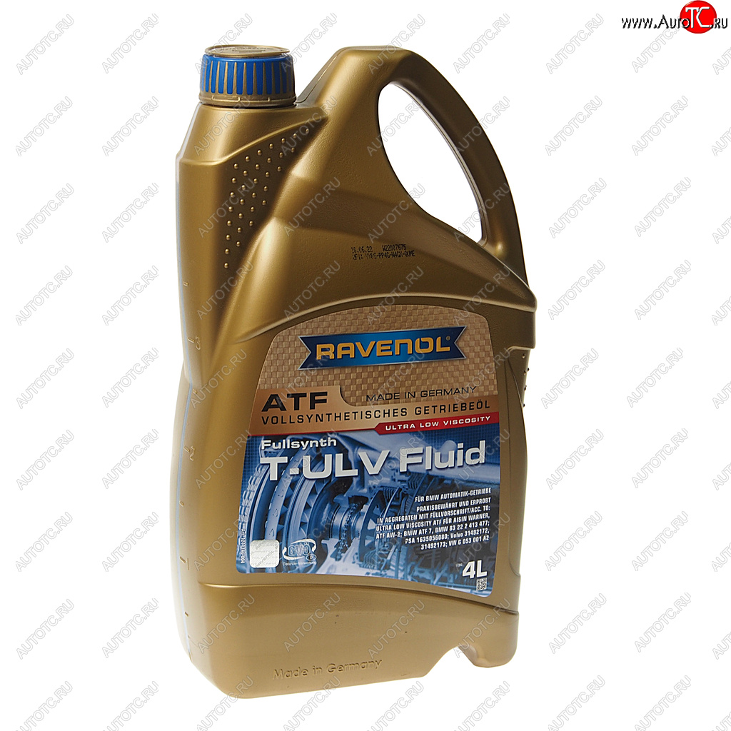 12 699 р. Масло трансмиссионное ATF T-ULV FLUID 4л RAVENOL RAVENOL 1211146-004  с доставкой в г. Кемерово