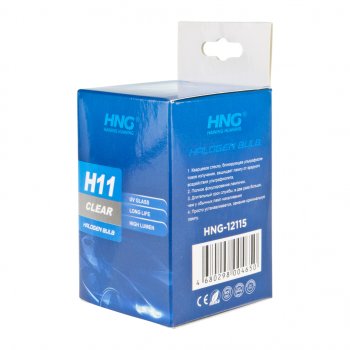 162 р. Лампа 12V H11 55W PGJ19-2 Long Life HNG HNG 12115  с доставкой в г. Кемерово. Увеличить фотографию 5