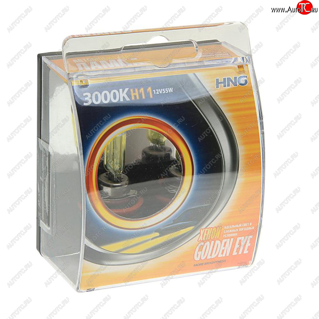 439 р. Лампа 12V H11 55W PGJ19-2 3000К бокс (2шт.) Golden Eye HNG HNG 12115ge2  с доставкой в г. Кемерово