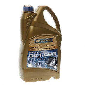 10 649 р. Масло трансмиссионное DCTDSG LV Fluid 4л RAVENOL RAVENOL 1212107-004  с доставкой в г. Кемерово. Увеличить фотографию 1