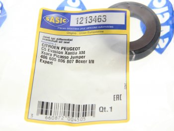 599 р. Сальник привода PEUGEOT 307 (06-) правого внутренний SASIC SASIC 1213463  с доставкой в г. Кемерово. Увеличить фотографию 3