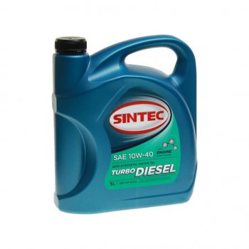 1 429 р. Масло дизельное TURBO DIESEL CF-4SJ 10W40 псинт.5л SINTEC SINTEC 122445  с доставкой в г. Кемерово. Увеличить фотографию 1