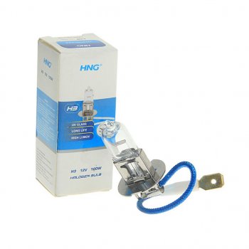 70 р. Лампа 12V H3 100W PK22s Long Life HNG HNG 12310  с доставкой в г. Кемерово. Увеличить фотографию 1