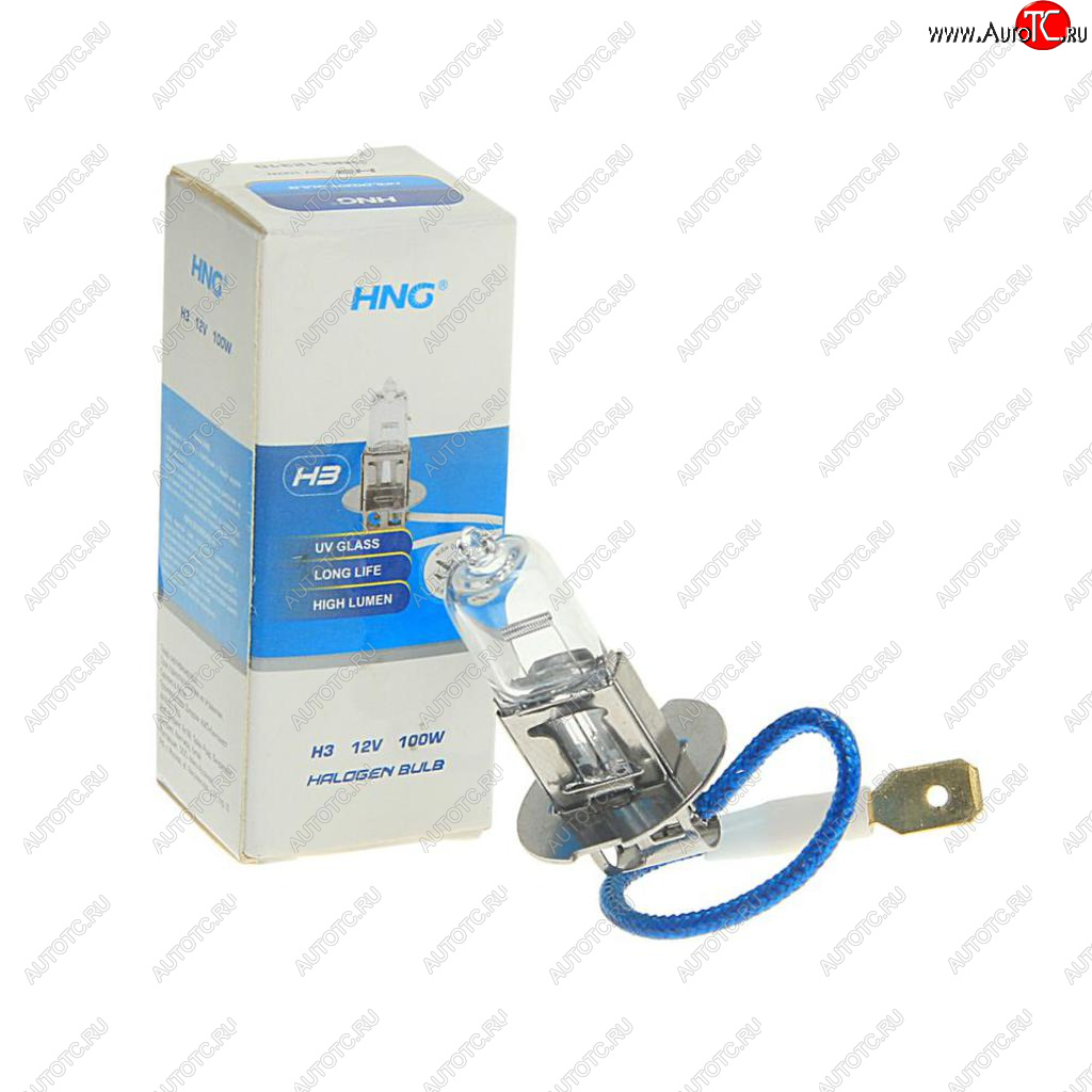 70 р. Лампа 12V H3 100W PK22s Long Life HNG HNG 12310  с доставкой в г. Кемерово