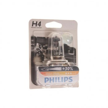 439 р. Лампа 12V H4 6055W P43t +30% блистер (1шт.) Vision Moto PHILIPS PHILIPS 12342prbw  с доставкой в г. Кемерово. Увеличить фотографию 1