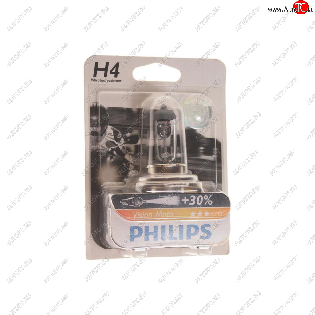439 р. Лампа 12V H4 6055W P43t +30% блистер (1шт.) Vision Moto PHILIPS PHILIPS 12342prbw  с доставкой в г. Кемерово