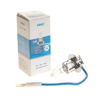 74 р. Лампа 12V H3 55W PK22s Long Life HNG HNG 12355  с доставкой в г. Кемерово. Увеличить фотографию 1