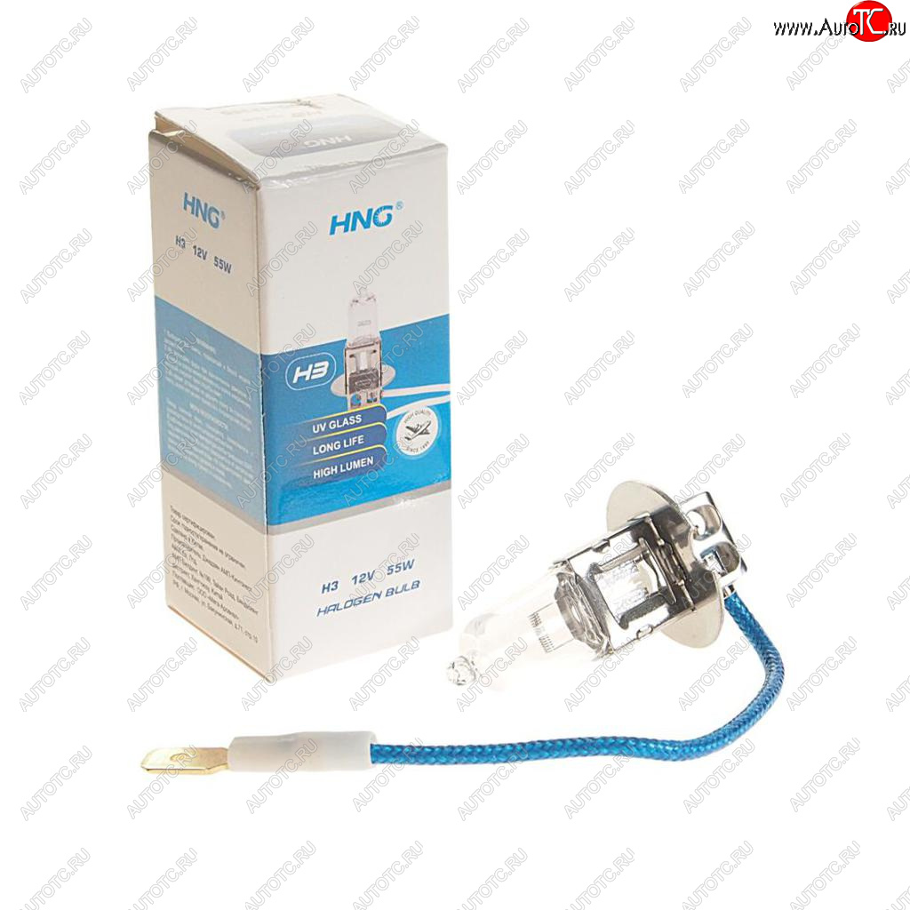 74 р. Лампа 12V H3 55W PK22s Long Life HNG HNG 12355  с доставкой в г. Кемерово