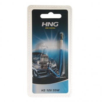 72 р. Лампа 12V H3 55W PK22s блистер (1шт.) Long Life HNG HNG 12355бл  с доставкой в г. Кемерово. Увеличить фотографию 1