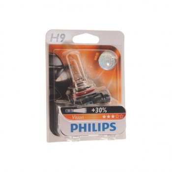 1 439 р. Лампа 12V H9 65W PGJ19-5 блистер (1шт.) PHILIPS PHILIPS 12361b1  с доставкой в г. Кемерово. Увеличить фотографию 1
