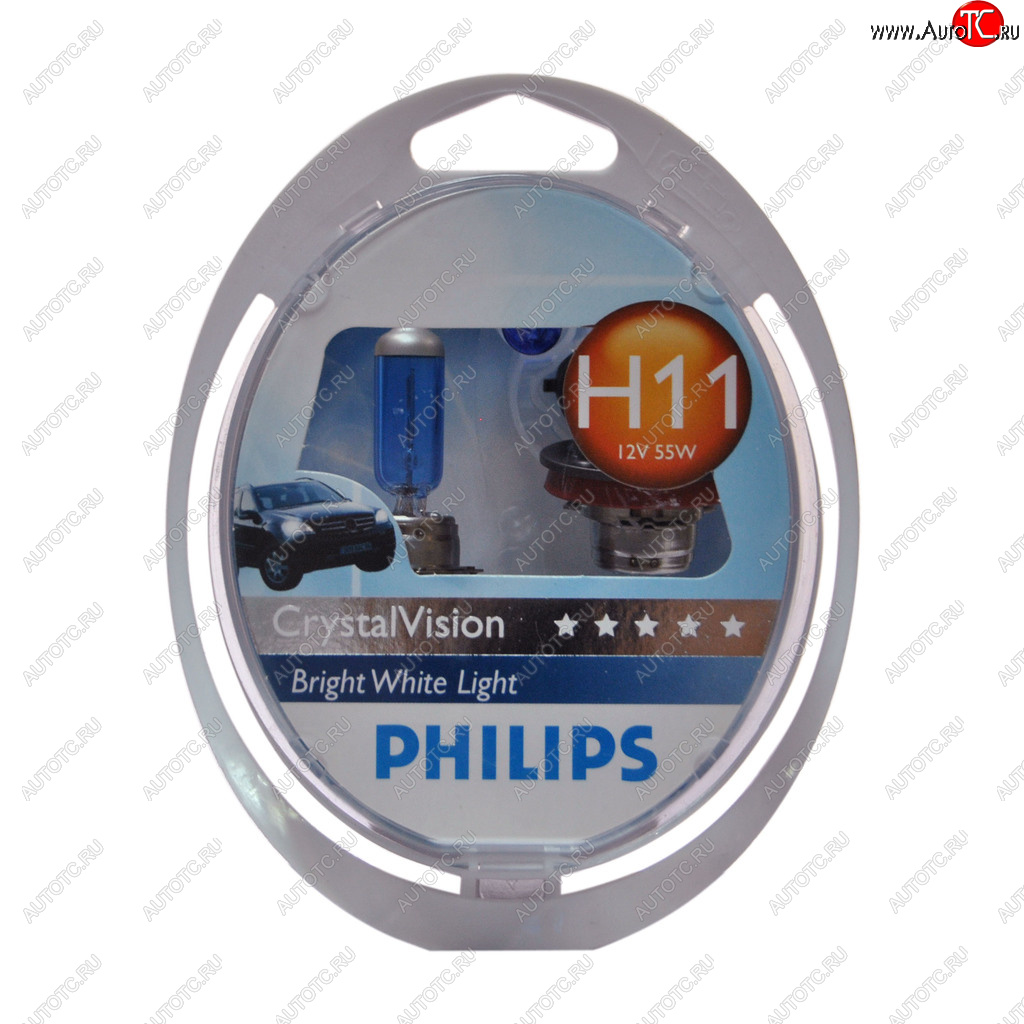 3 689 р. Лампа набор 12V H11 55W + W5W/T105 PGJ19-2 бокс (2шт.+2шт.) Crystal Vision PHILIPS PHILIPS 12362cvsm PHILIPS 12362cvsm  с доставкой в г. Кемерово