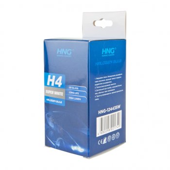 152 р. Лампа 12V H4 6055W P43t Super White HNG HNG 12443sw  с доставкой в г. Кемерово. Увеличить фотографию 6